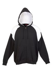 Ramo F303HZ - Mens Shoulder Contrast Zip Hoodie