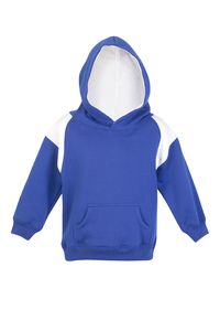 Ramo F335PP - Kids Shoulder  Contrast Panel Hoodies Royal/White