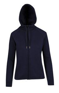 Ramo F360UN - LADIES 320gsm Soft cotton/bonded polar fleece Hoodie Navy