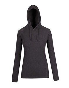 Ramo F392LD - Ladies' FUSION T-shirt Hoodie Dark Marl