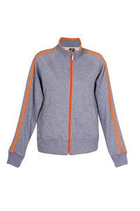 Ramo F500UN - Unbrushed Fleece Sweater Grey/Orange