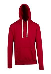 Ramo F808HP - Mens Brushed Heavy  Fleece Hoodie Red