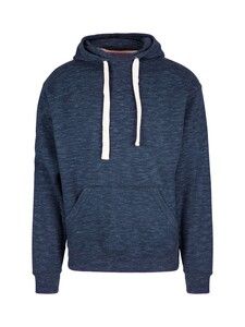 Ramo F808HP - Mens Brushed Heavy  Fleece Hoodie Navy Marl