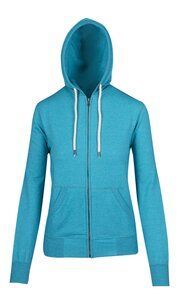 Ramo FZ75UN - Ladies/Junior Greatness Heather Zip Hoodie Jade Heather