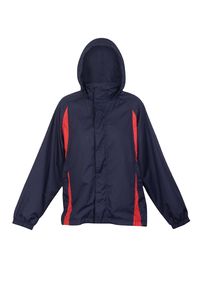 Ramo J008UN - Ladies/Junior Shower  Proof Sportech Nylon Jacket Navy/Red