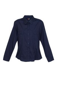 Ramo S002FL - Ladies Military Long Sleeve  Shirt Navy