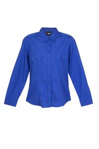 Ramo S002FL - Ladies Military Long Sleeve  Shirt Royal Blue