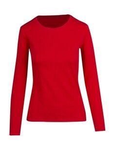 Ramo T121LD - Ladies Long Sleeve Tee Red