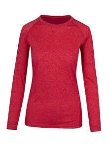 Ramo T223LD - Ladies Greatness Heather Long Sleeve Red Heather