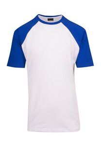 Ramo T232RG - Raglan Sleeve Tee White/Royal