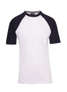 Ramo T232RG - Raglan Sleeve Tee White/Navy