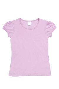 Ramo T301GL - Girls Short Puff Sleeve Tee Pink
