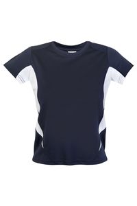 Ramo T307KS - Kids Accelerator Cool-Dry T-shirt Navy/White