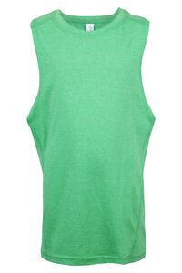 Ramo T313KS - Boys Heather SLEEVELESS Tee - Greatness Range Emerald Green Heather