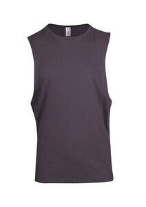 Ramo T405MS - 160gsm 100% combed cotton sleeveless tee New Charcoal