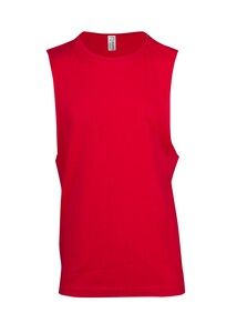 Ramo T405MS - 160gsm 100% combed cotton sleeveless tee Red