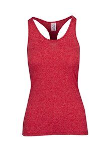 Ramo T409LD - Ladies Greatness Athletic T-back Singlet Red Heather