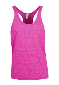 Ramo T409SG - Mens Greatness Athletic T-back Singlet Hot Pink Heather