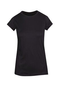 Ramo T447LD - Ladies Accelerator Cool-Dry T-shirt Black/Black