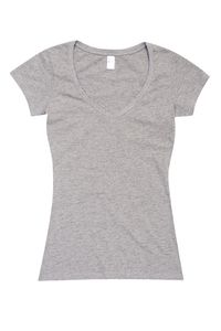 Ramo T727LD - Ladies V Neck Grey Marl