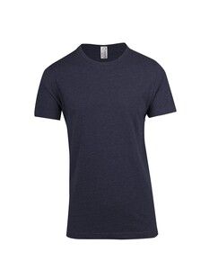 Ramo T938HD - Mens Marl Crew Neck T-shirt Navy Marl