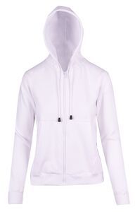 Ramo TZ66UN - Ladies/Juniors Zipper Hoodies with Pocket White