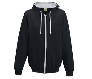 AWDIS JH053 - Contrast zipped hoodie