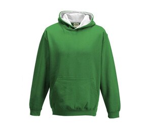 AWDIS JH03J - Childrens sweatshirt with contrasting hood