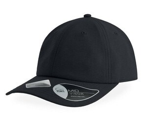 Atlantis AT211 - 6-panel cap Mid visor Black