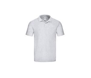 Fruit of the Loom SC282 - Cotton polo shirt Heather Grey