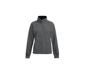 Promodoro PM7985 - Women Thick Fleece Jacket Light Grey / Black
