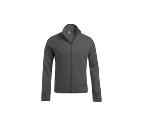 Promodoro PM5290 - Men's large zip sweatshirt steel gray