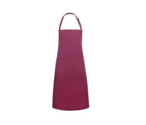Karlowsky KYBLS5 - Basic bib apron with buckle and pocket Bordeaux