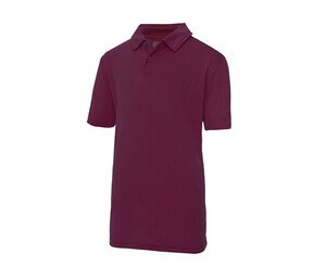 Just Cool JC040J - Breathable children's polo shirt Burgundy
