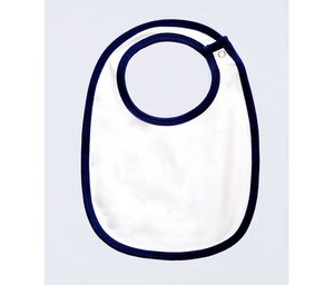 Babybugz BZ059 - Bib White/Nautical Navy