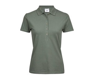 Tee Jays TJ145 - Womens luxury stretch polo Leaf Green