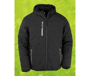 Result RS240X - Trendy recycled quilted winter jacket Black/Grey
