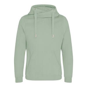 AWDIS JUST HOODS JH021 - Cross neck sweatshirt Dusty Green