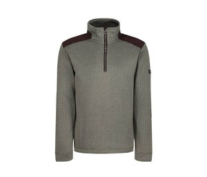 REGATTA RGF665 - HOLBECK HALF ZIP FLEECE Dark Khaki