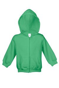 Ramo F100ZZ - Fleece baby Zip Hoodie Emerald Green