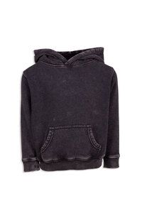 Ramo F163PP - Baby's Stone Wash Fleece Hoodie Black