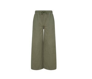SF Women SK431 - Regenerated cotton and recycled polyester joggers Khaki