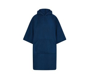 TOWEL CITY TC810 - ADULTS TOWELLING PONCHO Navy