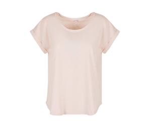 Build Your Brand BY036 - Women's t-shirt with extended back Pink