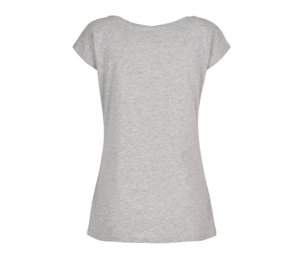 BUILD YOUR BRAND BYB013 - LADIES WIDE NECK TEE