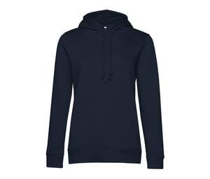 B&C BCW34B - Women's organic hoodie Navy