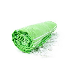 THE ONE TOWELLING OTHSU - HAMAM SULTAN TOWEL Lime Green / White