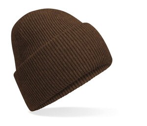 BEECHFIELD BF385R - CLASSIC ENGINEERED DEEP CUFFED BEANIE Walnut