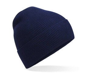 BEECHFIELD BF51N - ORGANIC COTTON FINE KNIT BEANIE Oxford Navy