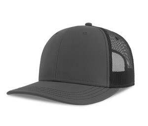 ATLANTIS HEADWEAR AT256 - Trucker style cap Dark Grey / Black